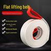 Flat Webbing Lifting Sling - Industrial Crane Strap, 2, 3, 5 Ton Capacity, White, Tow Rope