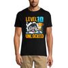 Men's Gaming T-Shirt Level 10 Unlocked - Gift for 10th Birthday - 10th Birthday Gift