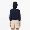[lacoste] Women's Light Cotton Crew Neck Cardigan AF5023-56G166
