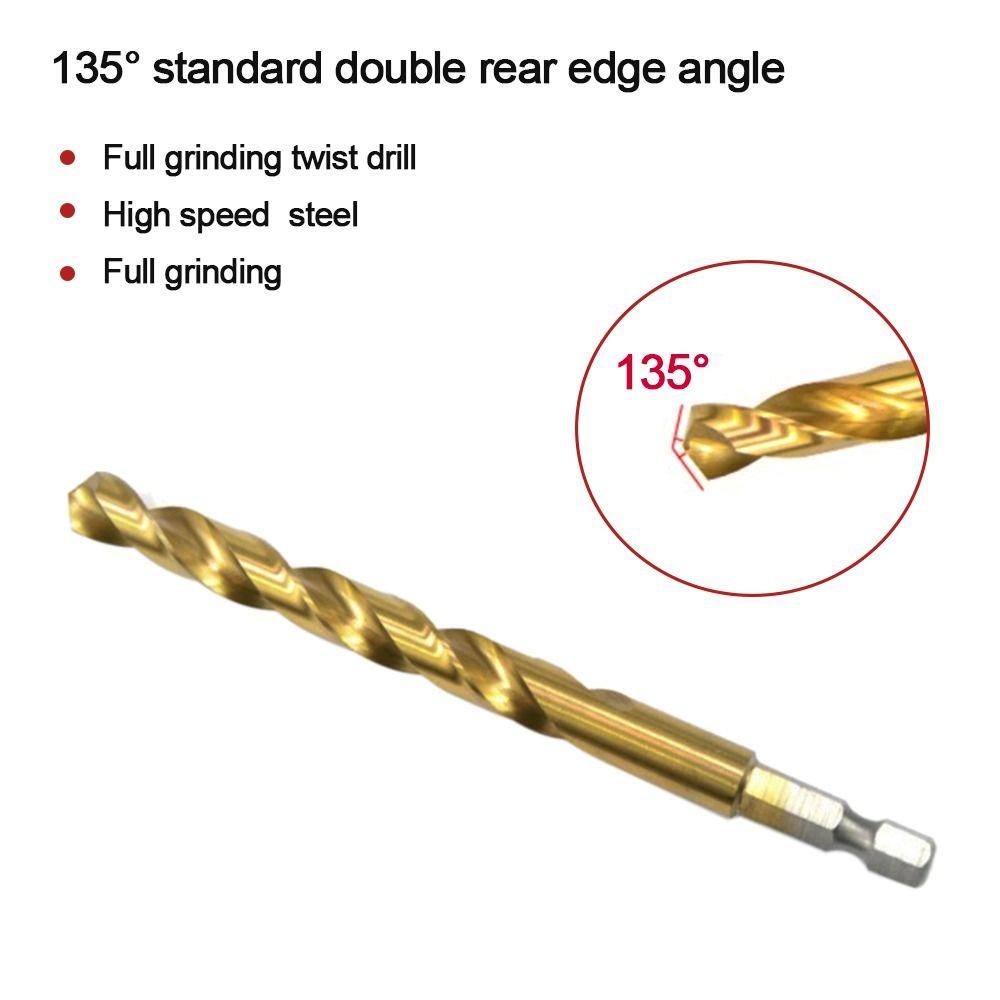 High Quality 1.5mm-10.0mm 1/4 Hex Shank High Speed Hexagonal Handle Twist Drill Drill Bit Set