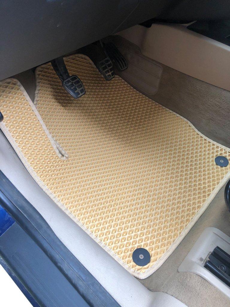 Коврики EVA (2 ряда, бежевые) для Ford Galaxy 1995-2006 гг