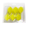 PENPEN One Dart Shape Transparent Tail Anti-throw Durable Plastic Double-Sided Eco-Friendly Professional Dart Flights 6-Piece