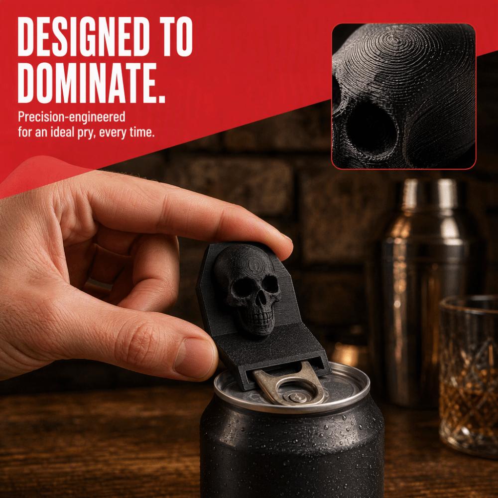 Anti-Slip Gothic Skull Opener Durable Kitchen Grip Opener Halloween Can Opener Kitchen Use