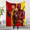Blanket AND Throw Super Cosy Plush Living Room Sofa Couch W-WolverineS-ES Childish Birthday D-DeadpoolS-ES Gifts