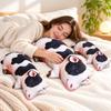 Skin Friendly Short Plush Cow Plush Pillow Huggable Long Body Hugging Pillow  Bed Sofa Lounge Decor