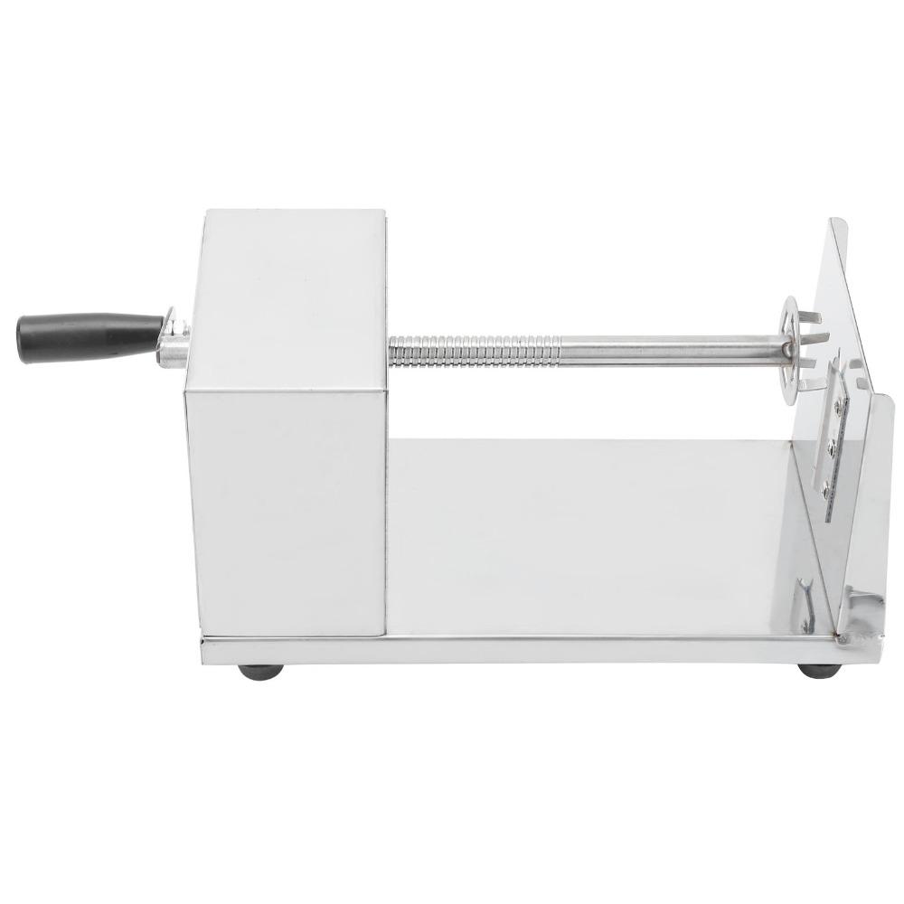 Four-Prong Shaft Spiral Potato Cutter Hand Crank Manual Potato Cutter  Home Kitchen