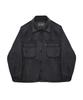 GOSTREET Oversized Fleece Shirt Black