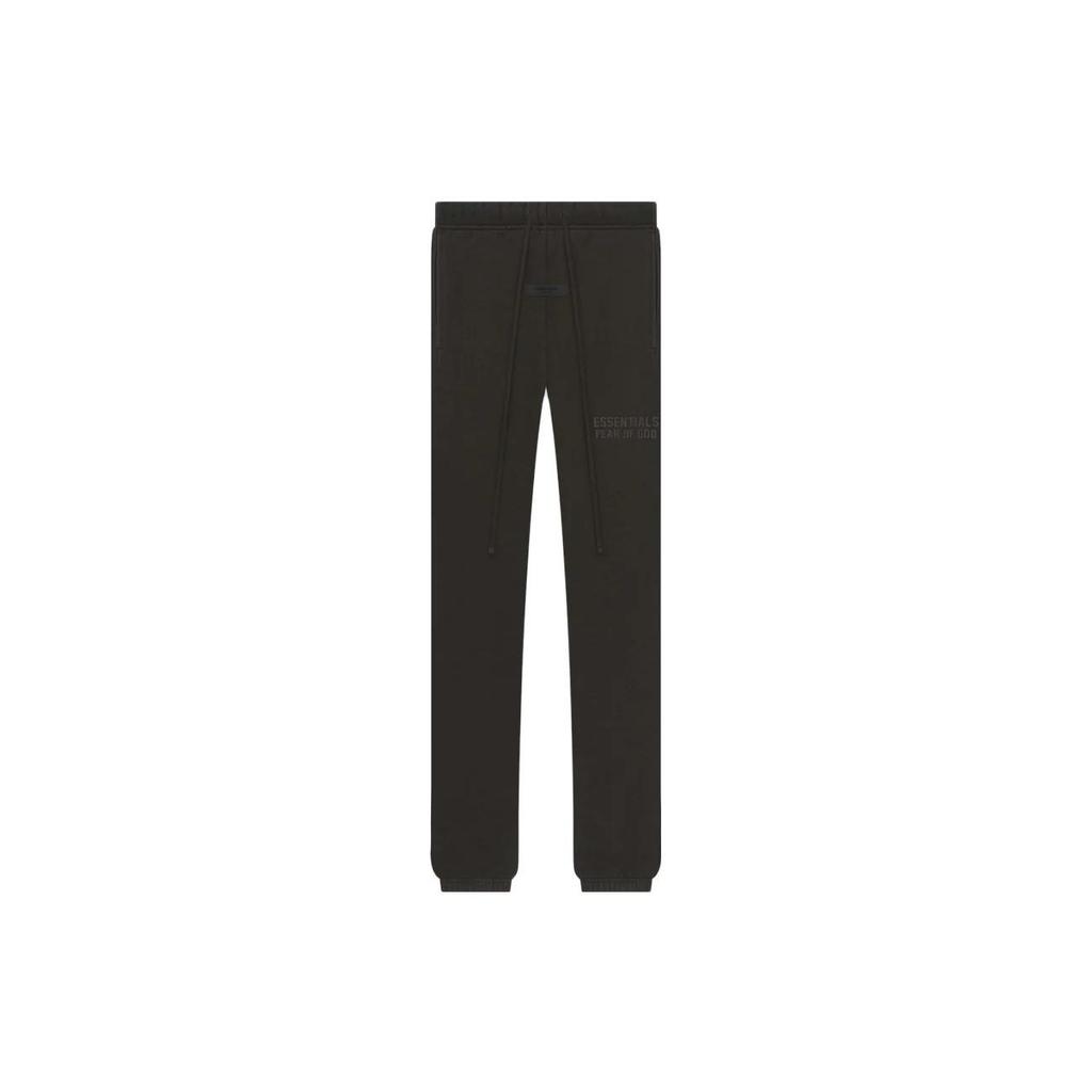 Fear of God Essentials Трикотажные брюки SS23 С принтом логотипа Мужские Низ Выцветший-Черный FOG-SS23-340