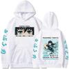 Новые забавные женские толстовки с капюшоном в стиле японского аниме Demon Slayer Plus Size, толстовка Harajuku Muichiro Tokito с принтом и капюшоном для девочек