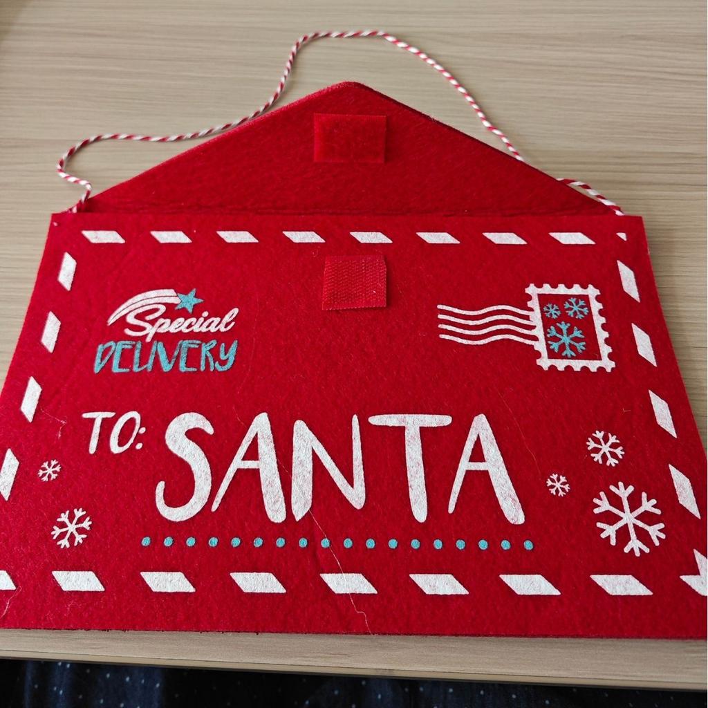 Рождественский фетровый пакет-конверт для конфет, подвесной декор для елки, упаковка для подарков на рождественскую вечеринку