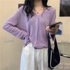 lime green v-neck button-front lightweight knit cardigan for women