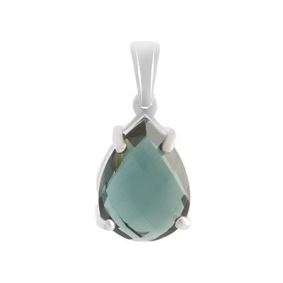 Серебряная подвеска с топазом Лондон Блю 3.363ct (2151067)
