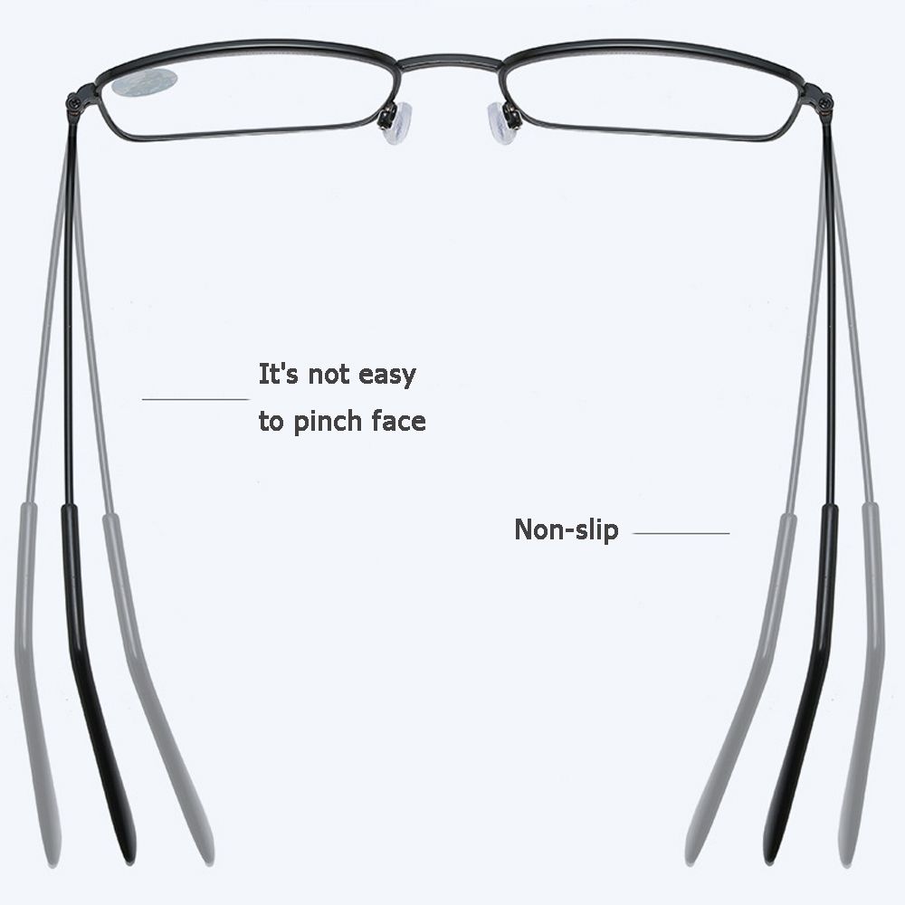 Ultralight Vision Care Anti Blue-ray Presbyopic Eyeglasses Far Sight Eyewear Reading Glasses