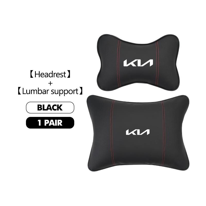 Car Seat Headrest Waist Support Pillow Neck Cushion Accessories For KIA Cerato Venga Forte Spectra Sedona Niro Cadenza lqrd40