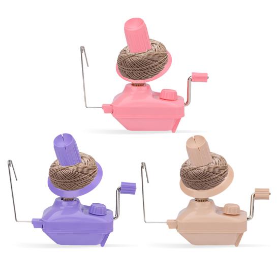 Машинка для намотки пряжи Ручной инструмент для намотки пряжи Портативная машина для намотки ниток без спутывания пряжа шерстяной клубок