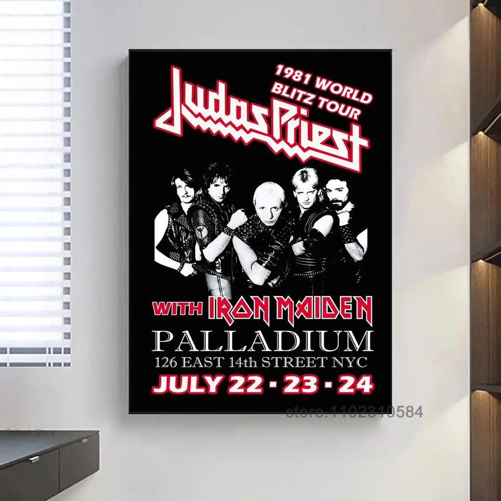 Современный Judas Priest-плакат «Защитники веры», настенное искусство, холст, постеры, украшение, художественный постер, подарок, семейная картина для спальни