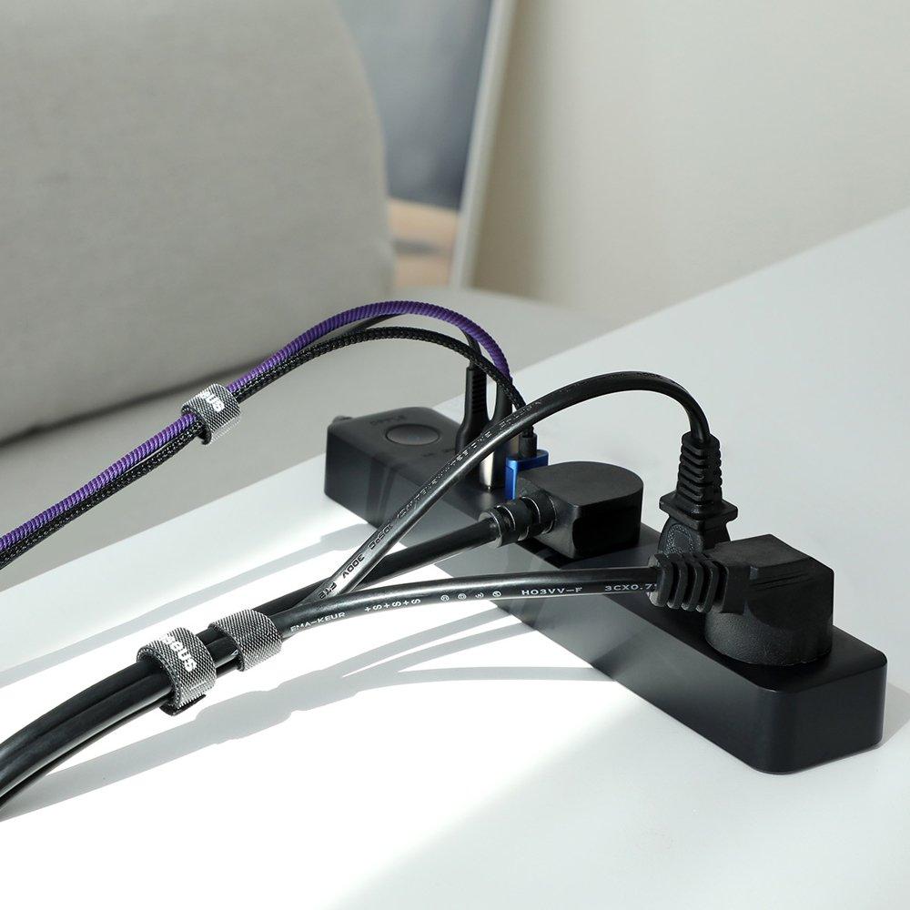 Cable organizer Velcro tape 3m black