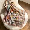 1116 autumn and winter new double-sided warm high-end scarf 61cm silk wool shawl fashionable versatile square scarf