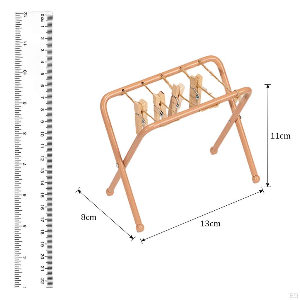 Кукольная сушилка для одежды, имитация модели одежды, мини с прищепками для деталей кукол BJD