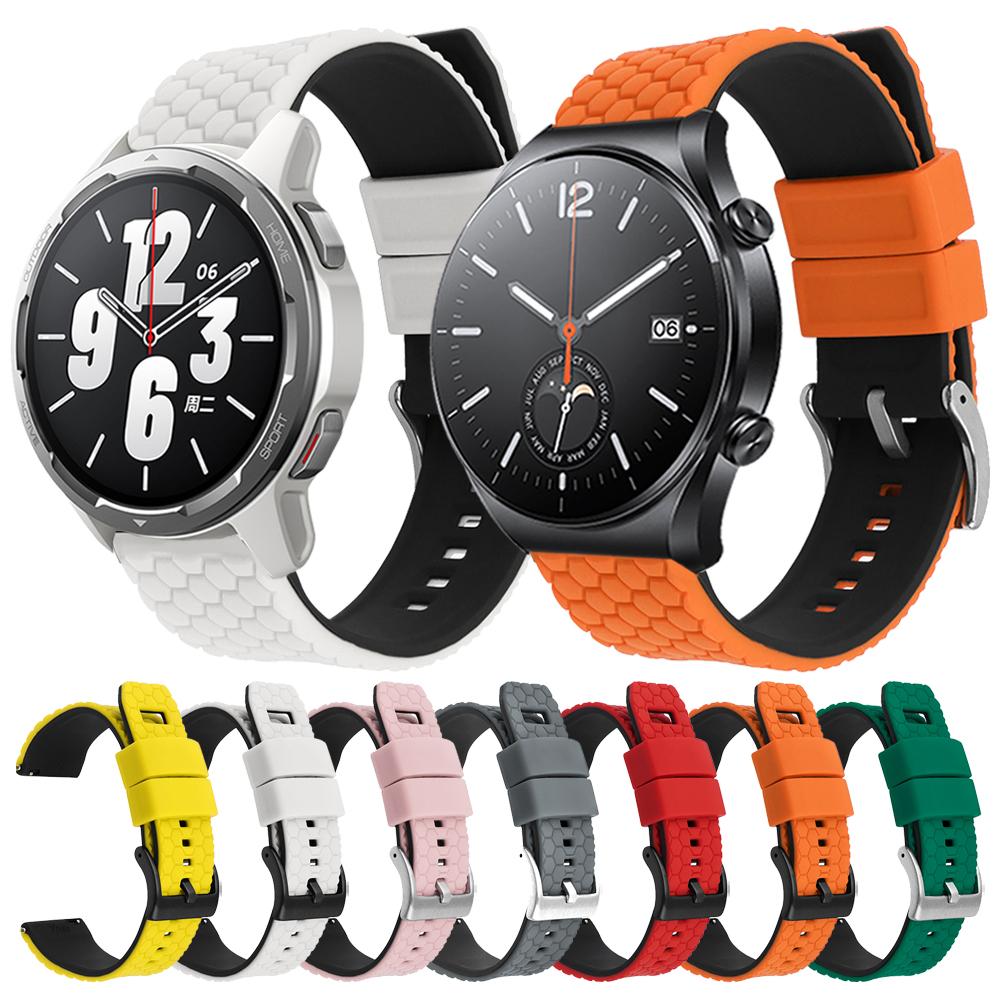 Ремешок для Xiaomi Watch S1 Active/Mi Watch color 2, Браслет для Xiaomi Watch Global Version, Силиконовый ремешок