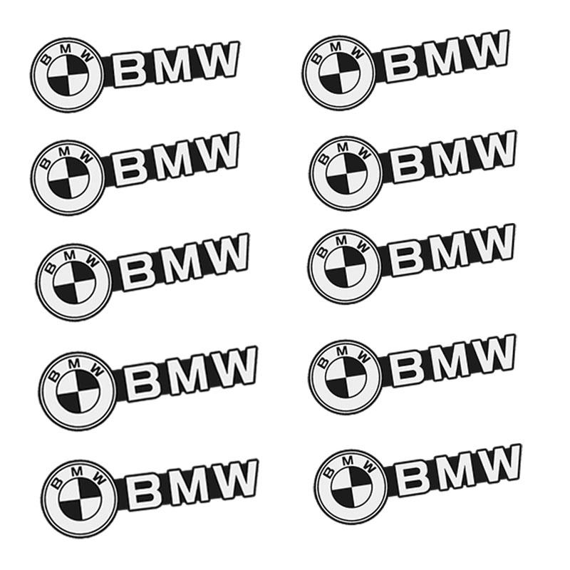 CTCE1 5/10pcs 3D Aluminum Car Audio Speaker Badge Emblem Stereo Sticker For BMW Performance F30 i4 X3 F10 E90 F20 E46 E60 E70 E39 E36