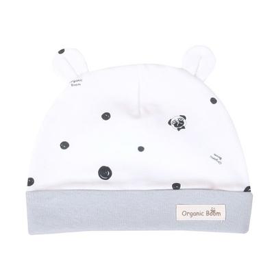 Шапка Organic Boom Black Pug Bear All Seasons, корейские детские товары
