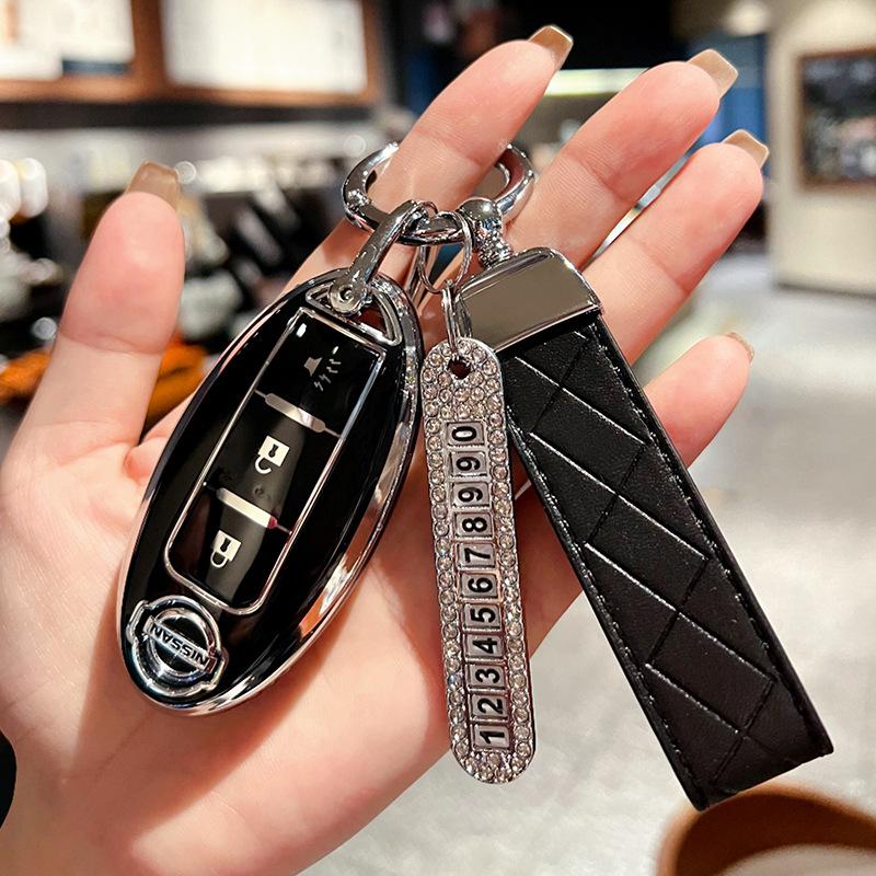 Applicable To Nissan Key Set 14th Generation Xuanyi Bluebird Teana Sunshine Qijun Nissan Tiida Bag Buckle Case Auto Supplies