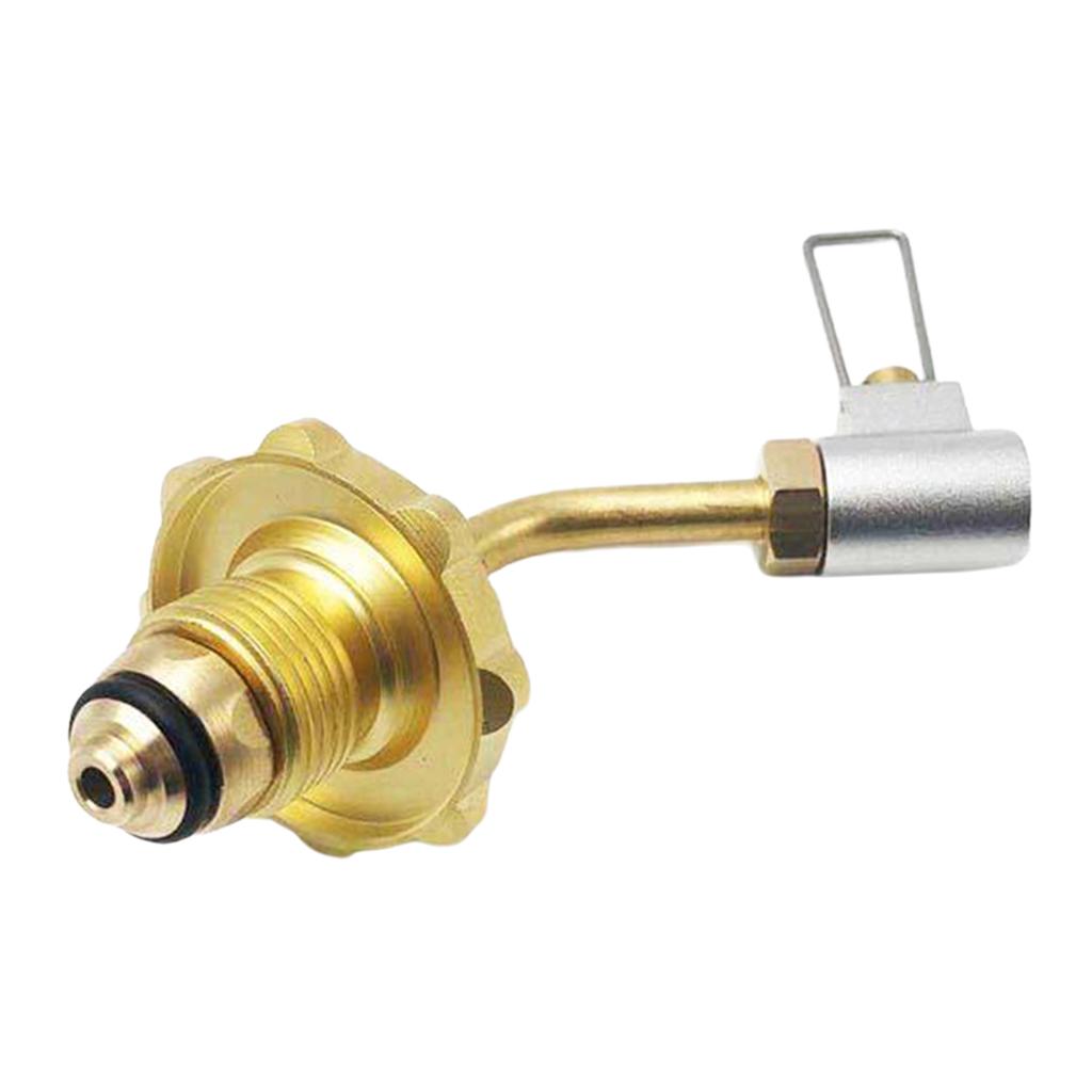 Lightweight Metal Tank Adapter Gas Inflatable Valve for Stove Accessories Home Outdoor Camping