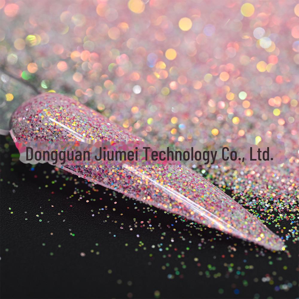 Пудра для ногтей Cross-Border Fine Flash Diamond Sea Salt, 50 г - фантазийный глиттер с эффектом зыбучих песков.