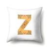 Polyester Pillowcase Home Geometric Striped Print Pillowcase 26 English Letter Cushion Cover