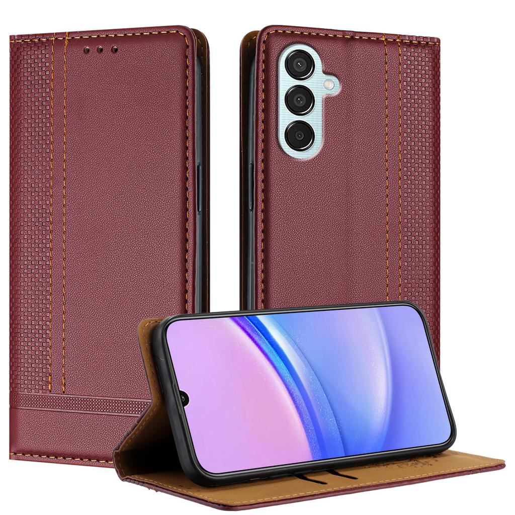 Магнитный кожаный чехол-книжка для Samsung Galaxy A54 A34 A24 A14 A04 A73 A53 A33 A23 A13 Держатель с отделениями для карт Задняя крышка Fundas