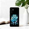 Шесть Семь 67 SS Чехол для телефона Черный Силиконовый Мягкий Для Samsung Galaxy A73,A72,A71,A70,A53,A52,A51