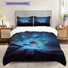Embrace Cosmos Hand Light Bedding (1 * Duvet Cover + 2 * Pillowcase, Without Core) 2D Flat Soft and Comfortable Bedding Set Christmas Birthday Gift