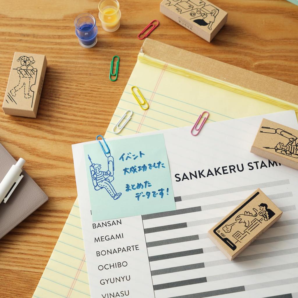 Деревянный резиновый штамп Sanbee для офисной жизни, Штамп, Клавиатура, SKR-OL04