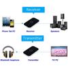 Адаптер AUX Bluetooth 5.0, передатчик, приемник, телевизор, аудиоадаптер 2 в 1 с разъемом Aux 3,5 мм RCA, низкая задержка и высокое разрешение для автомобильных динамиков HHiFi и т. д.
