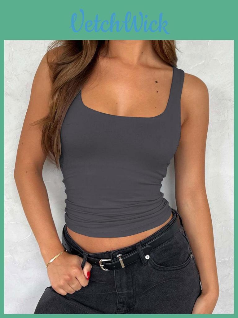 Y2k Sexy Crop Top With High Elastic Polyester For Streetwear Girls