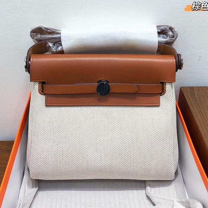 Women's Bag 2025 Vintage Bag Mini Canvas With Cowhide Versatile Contrasting Color Single Shoulder Crossbody Bag