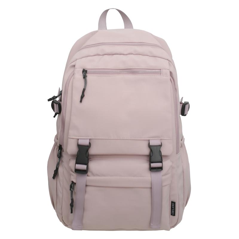 Мужской однотонный рюкзак для женщин, большой емкости, дорожный рюкзак, школьный рюкзак для школьников