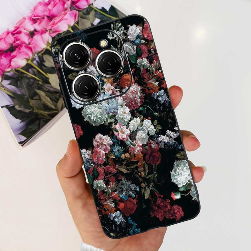 Для Tecno Spark 20 Pro Чехол KJ6 Роскошный Конфетный Расписной Чехол Мягкий Силиконовый Чехол Для Tecno Spark 20 Spark20 Pro Корпус Funda