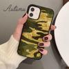 Camouflage Pattern Phone Case for iPhone 11 12 13 14 Pro Max Mini X XR XS SE 2020 6S 7 8 Plus Samsung Galaxy S21 S22 Cover Coque
