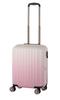 Carry Case Suitcase Zipper Expandable Pastel Gradient Cute Stylish 36 when L 3kg Beige Pink [Actus] Carry-On (41 expanded) 74-20573