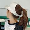 With Ponytail Hole Baseball Caps Cotton Hollow Caps Sun Protection Empty Top Cap  Girls