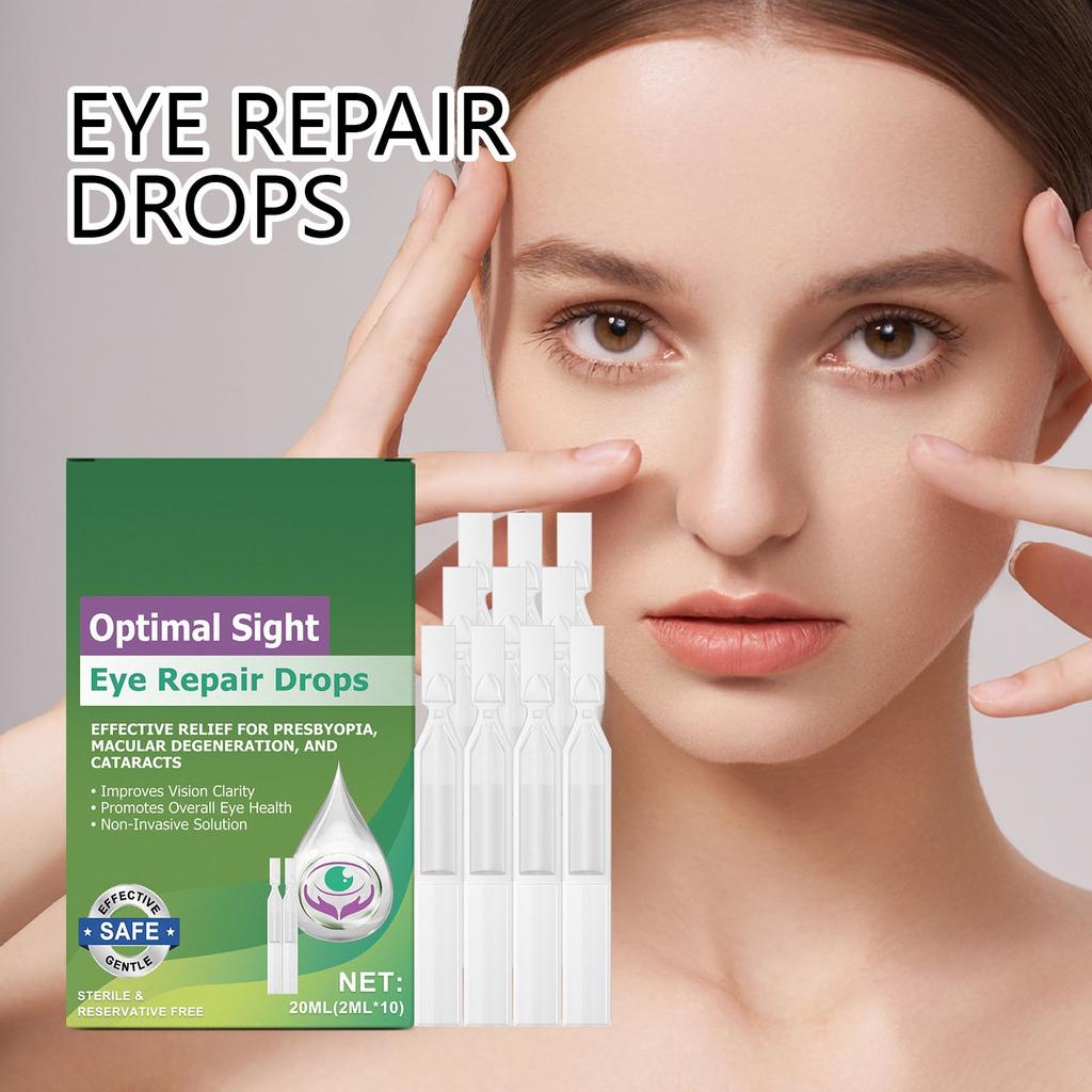 Presbyopia Eye Drops, Moistening Eyes Moisturizing Eye Care To Improve Blurred Dry Eyes Gentle Eye Care For Presbyopia People 20ml