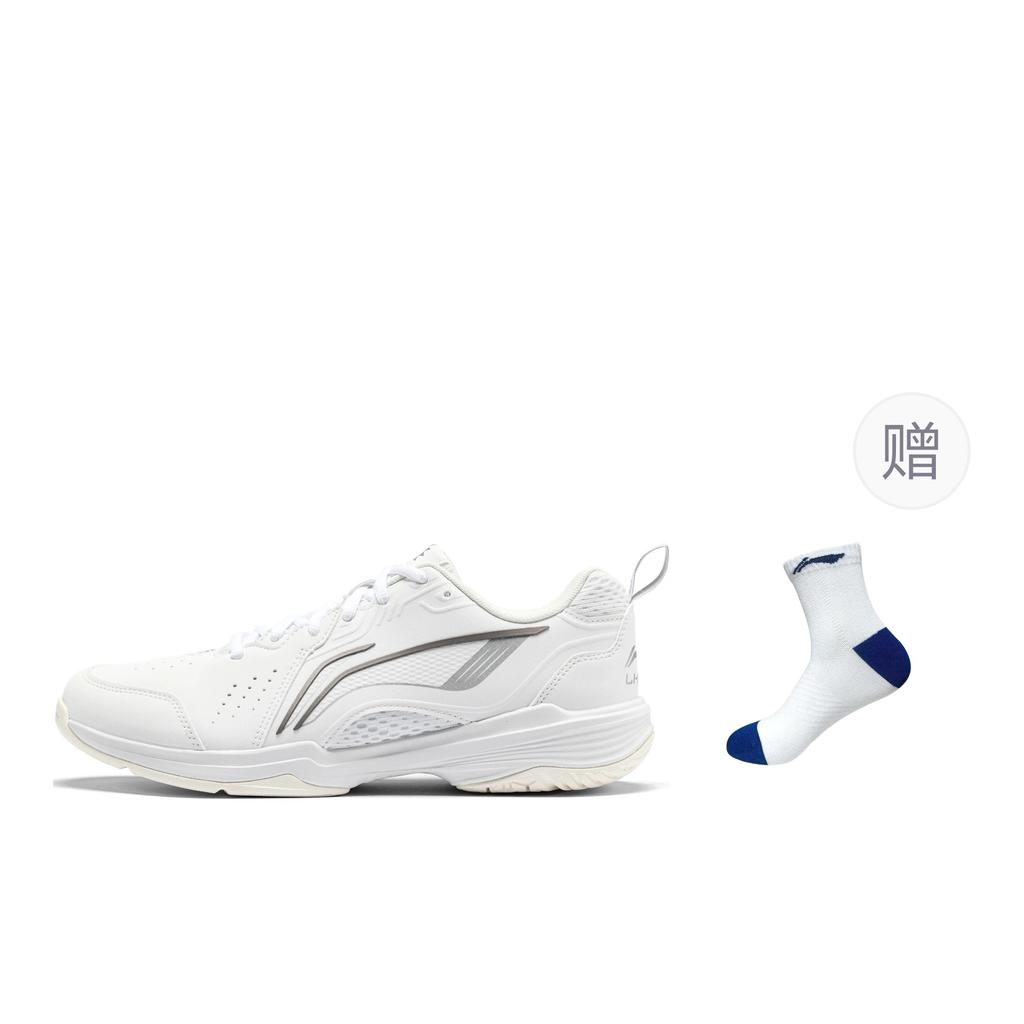 Li Ning Flying Eagle Текстиль, Синтетическая кожа Нескользящая, Износостойкая, Дышащая Низкие Бадминтонные Кроссовки AYTU001-1