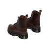 Dr. Martens Женские короткие ботинки Audrick на кожаной платформе с мягкой подошвой, 8 пар шнурков, цвет бордовый 27818211