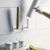 Home Multifunctional Hook Kitchen Pot Lid Cup Paper Towel Roll Hanging Rack Wall Free Punch L-Shaped Large Storage Hook
