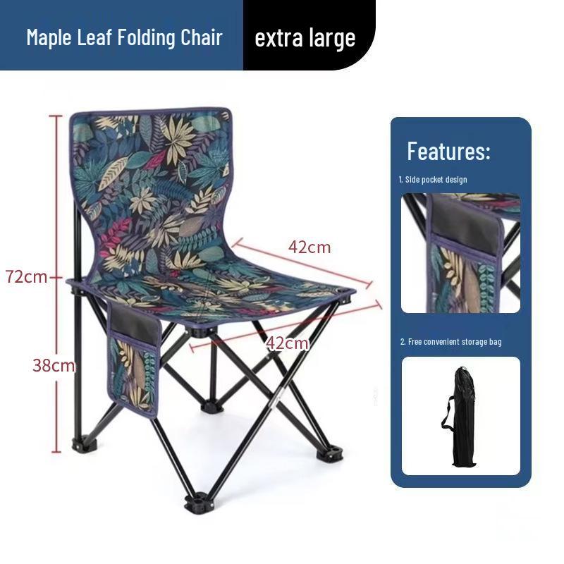 Cross-border Portable Camping & Picnic Chair for Art Students