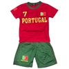 Children's Football Set - Jersey and Shorts - Portugal - Size 4 To 14 Years - - Red