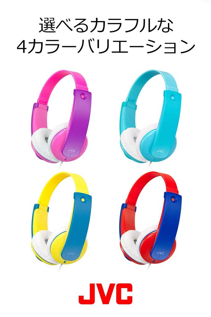 JVC Kenwood JVC Headphones for Mint Closed-Back Kids, Blue, HA-KS2-Z