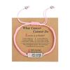 Breast Cancers Awareness Hope Bracelet for Women Pink Ribbon Charm Braided Rope Wrist Wrap Bangle Handmade Jewelry Gift